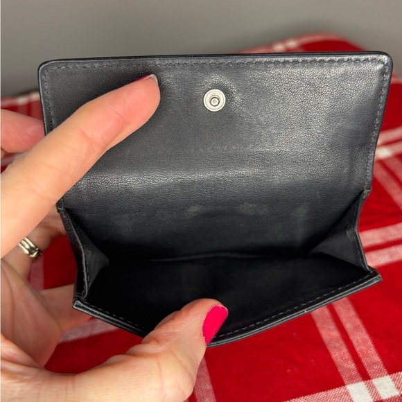 Coach Vintage Soho Black Leather Trifold Wallet - Picture 6 of 8